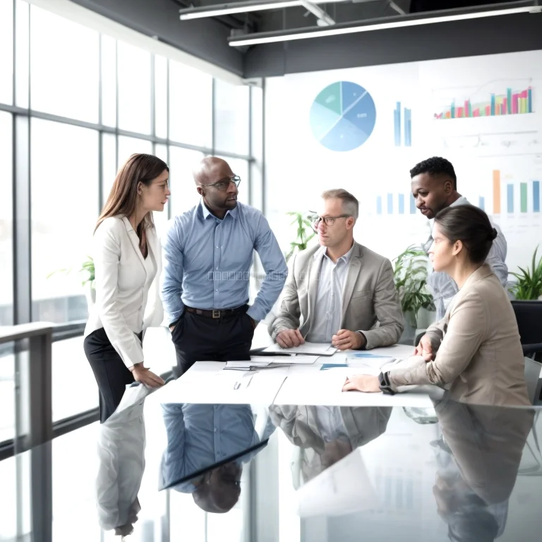 Business strategy meeting at ValueRInsight